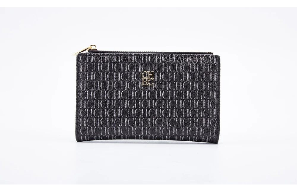 Retro Cartoon Print Long Wallet With Classic Style and Fashionably Simple Large Capacity Design