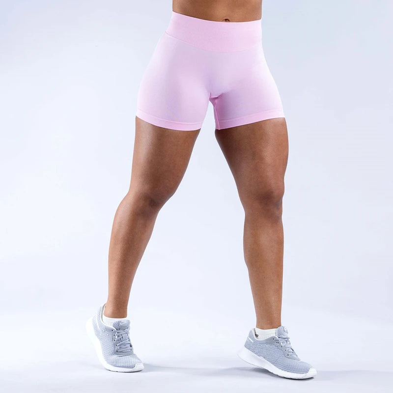 Sexy Seamless Scrunch Butt Biker Shorts for Athletic Yoga and High-Impact Workouts
