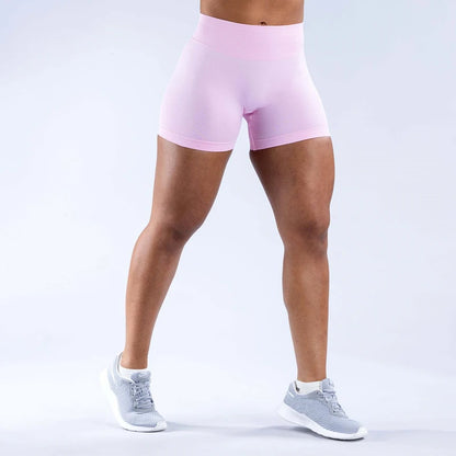 Sexy Seamless Scrunch Butt Biker Shorts for Athletic Yoga and High-Impact Workouts
