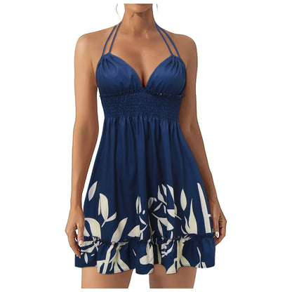 Boho Floral Sundress With Soft Girl Vibes And Coquette Core Details For Summer