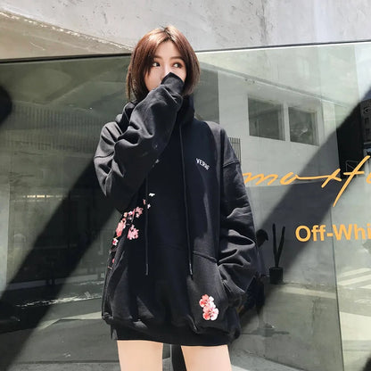 Trendy Oversized Hoodie Outfit Ideas Gothic Y2k Sweatshirt With Letter Graphic Style