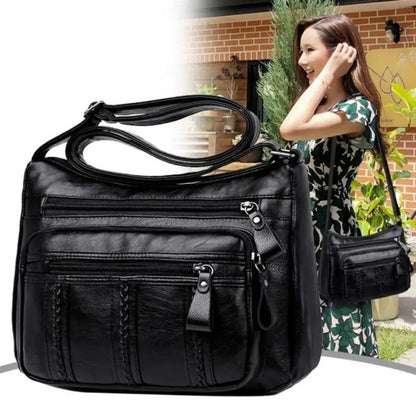 Lightweight Multi-Pocket Shoulder Bag With Clean Girl Vibes For Elegant Everyday Style