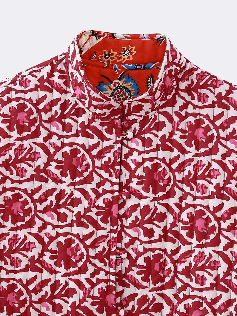 Embroidery Elegance Vintage Patch Vest