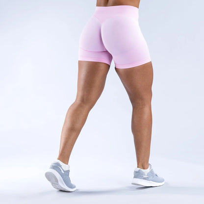 Sexy Seamless Scrunch Butt Biker Shorts for Athletic Yoga and High-Impact Workouts