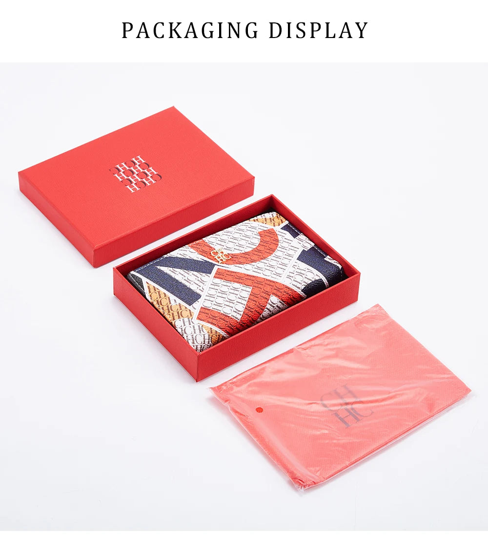 Retro Cartoon Print Long Wallet With Classic Style and Fashionably Simple Large Capacity Design
