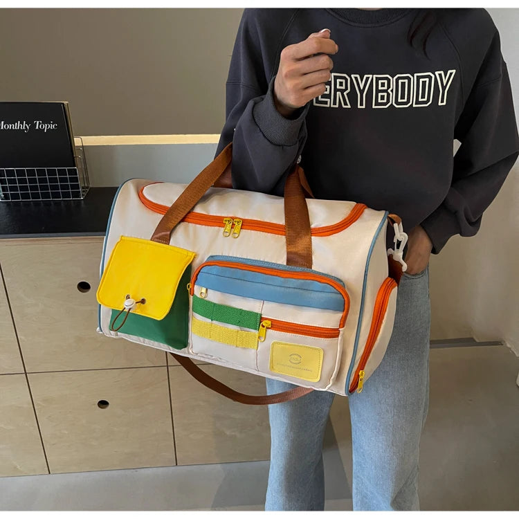 Summer Travel Tote Bag With Fitness Style For Men And Women