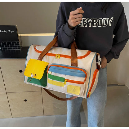 Summer Travel Tote Bag With Fitness Style For Men And Women