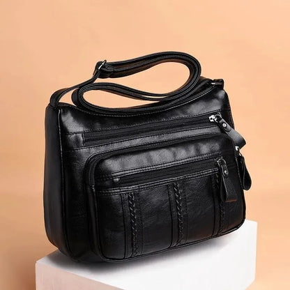 Lightweight Multi-Pocket Shoulder Bag With Clean Girl Vibes For Elegant Everyday Style