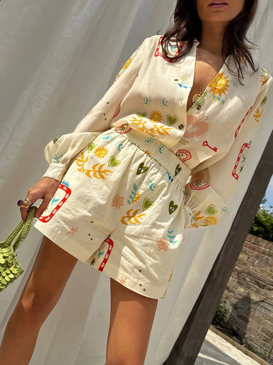 Sexy Retro Summer Outfit With Floral Print And Y2K Vibes For Club Nights