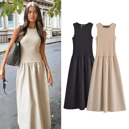 Y2K Inspired Sleeveless Dress For Spring Outfits Casual And Chic