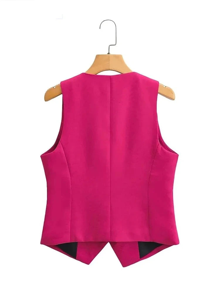 Chic Executive Sleeveless Vest