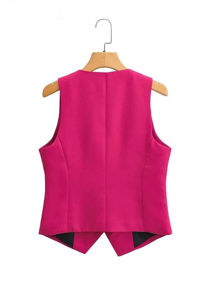 Chic Executive Sleeveless Vest