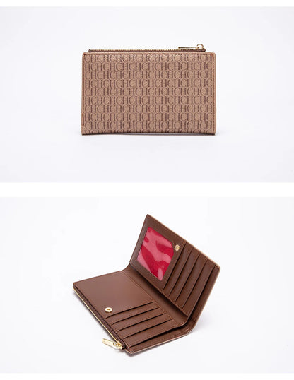 Retro Cartoon Print Long Wallet With Classic Style and Fashionably Simple Large Capacity Design
