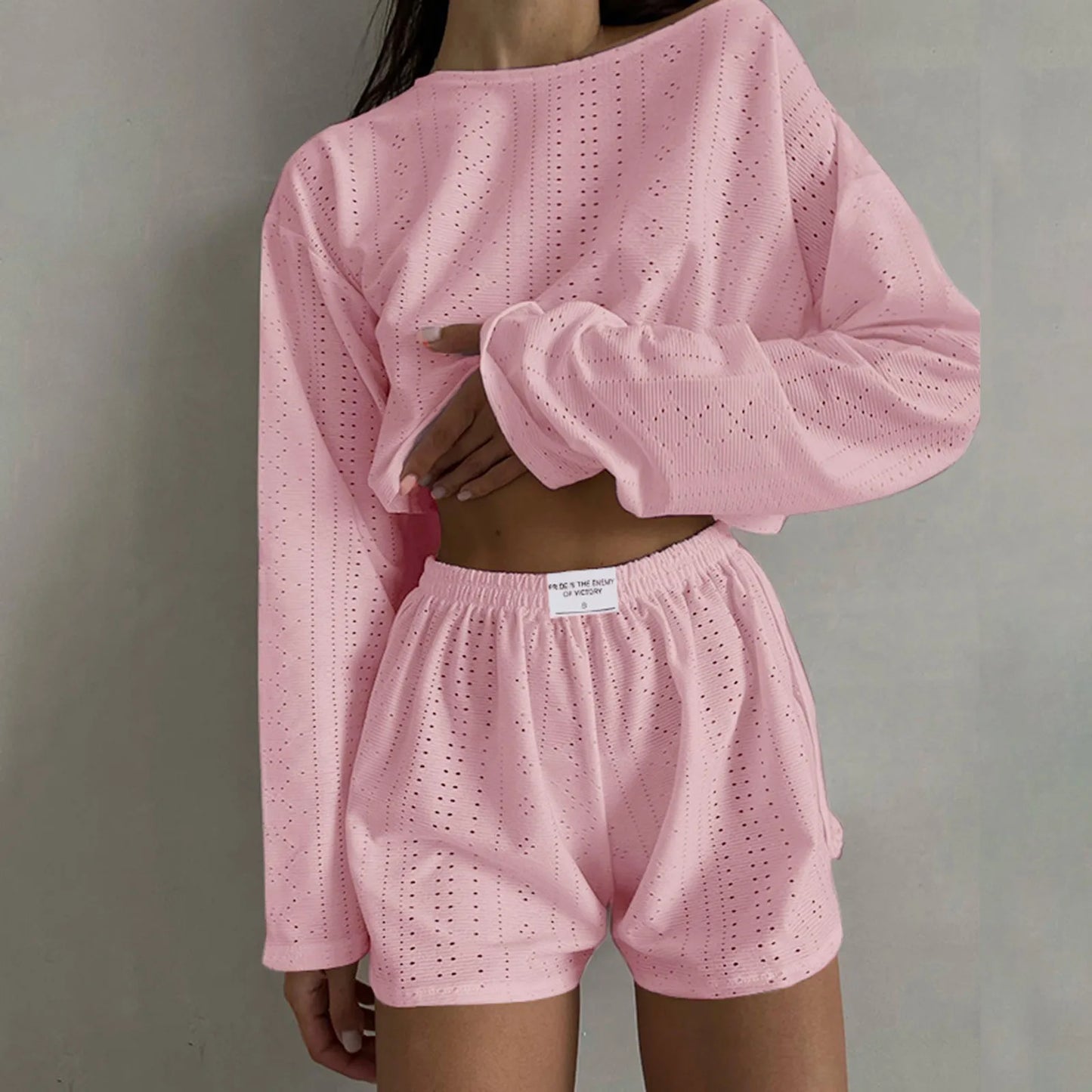 Summer Outfit Set Featuring O Neck Shirt And Casual Shorts For Beach Days