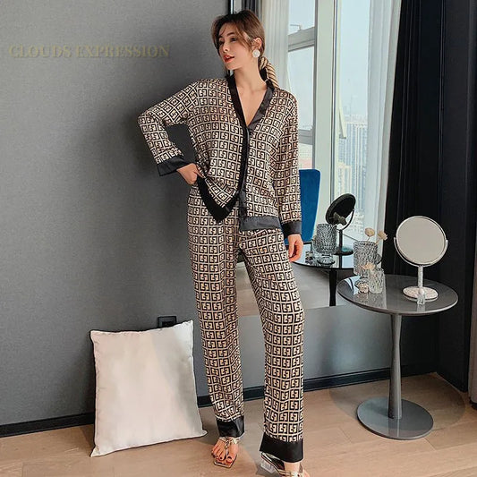 Stylish Home-Wear Pajama Ensemble for Women