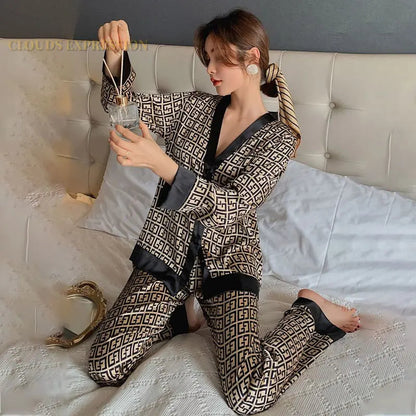 Stylish Home-Wear Pajama Ensemble for Women