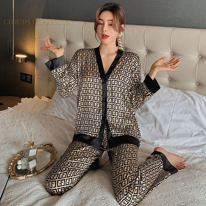 Stylish Home-Wear Pajama Ensemble for Women