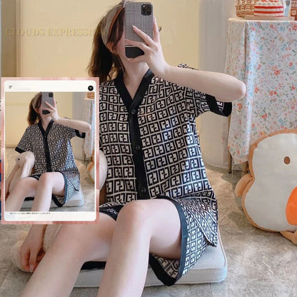 Stylish Home-Wear Pajama Ensemble for Women