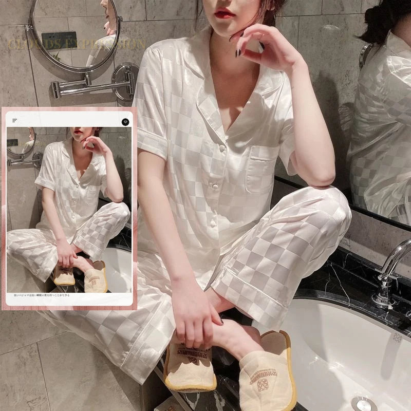 Stylish Home-Wear Pajama Ensemble for Women