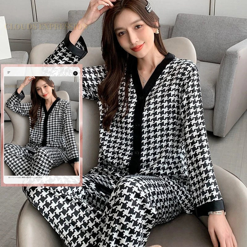 Stylish Home-Wear Pajama Ensemble for Women