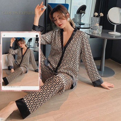Stylish Home-Wear Pajama Ensemble for Women