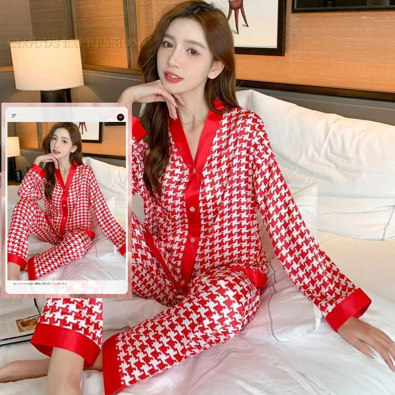 Stylish Home-Wear Pajama Ensemble for Women