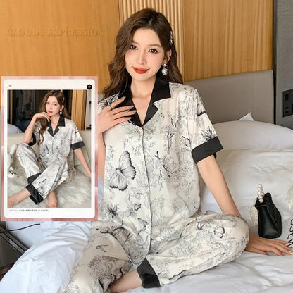 Stylish Home-Wear Pajama Ensemble for Women