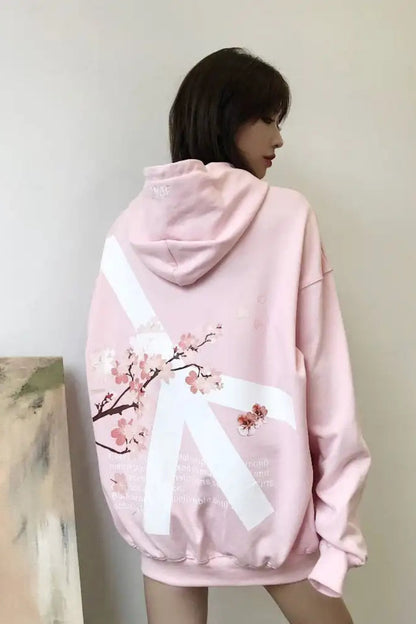 Trendy Oversized Hoodie Outfit Ideas Gothic Y2k Sweatshirt With Letter Graphic Style