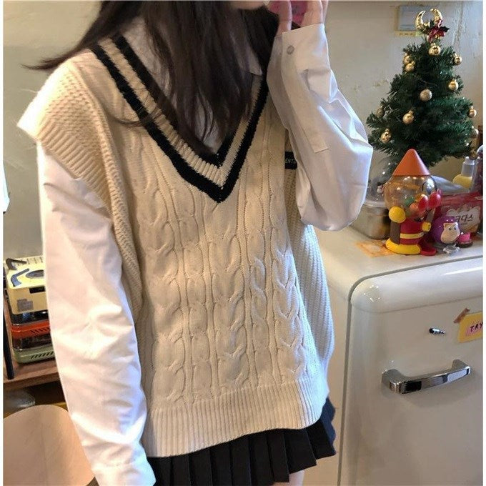 Knit Fashion Vest
