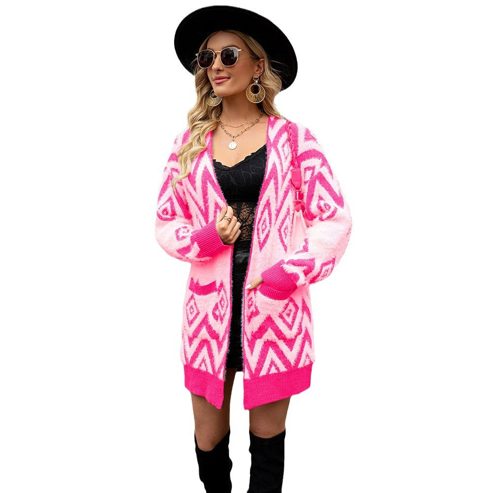 Retro Charm Collared Cardigan