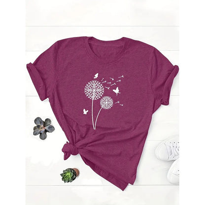 Hedgehog Whimsy Dandelion Tee