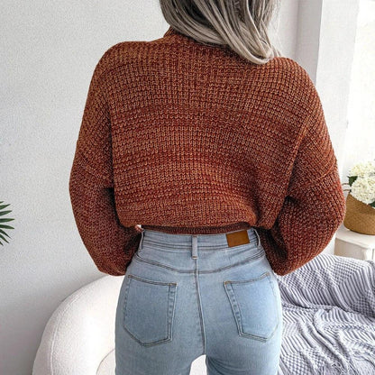 Autumn Aura Turtleneck Knit Sweater - itsshirty