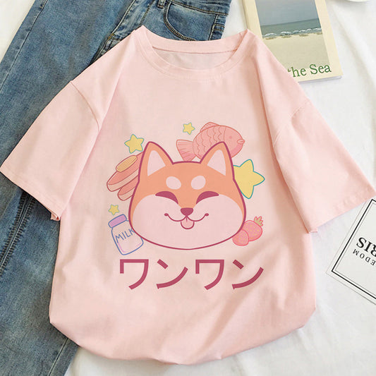 Harajuku Pop: Cartoon Graphic T-Shirt