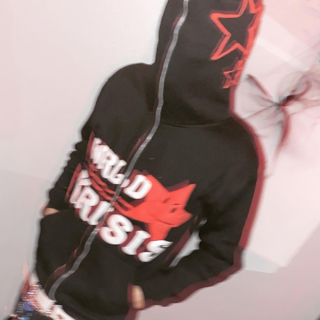Castle Theme: Floral Zip Hoodie & Pants Lounge Set