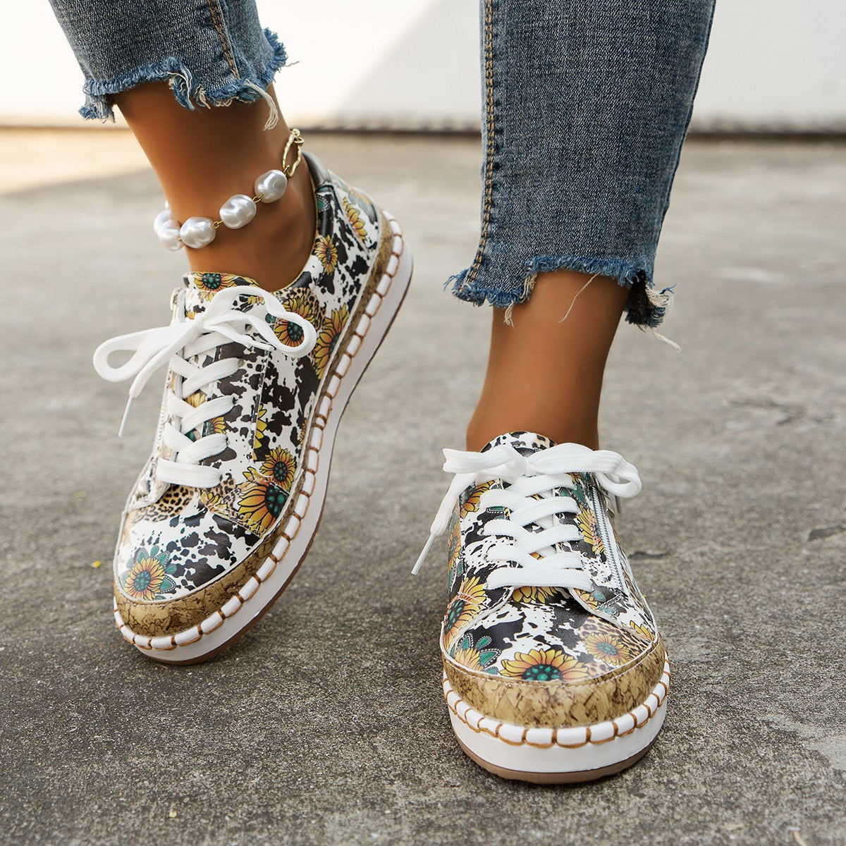 Retro Reflection Jelly Flats