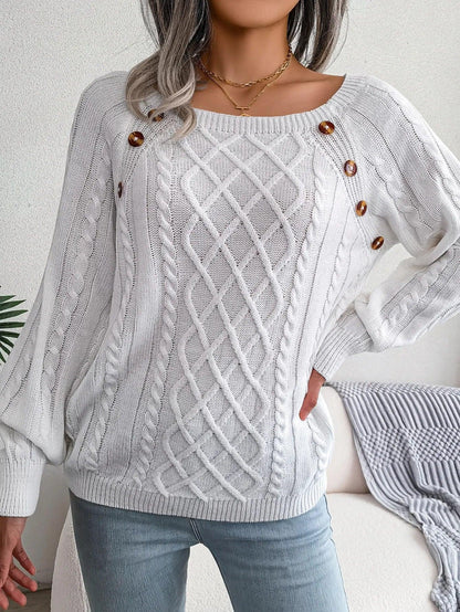 Classic Comfort Square Neck Sweater - itsshirty