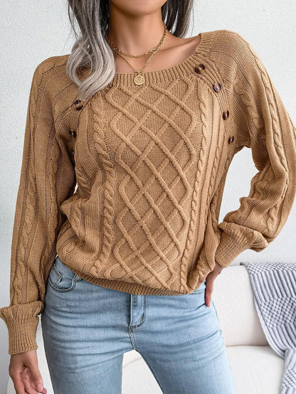 Classic Comfort Square Neck Sweater - itsshirty