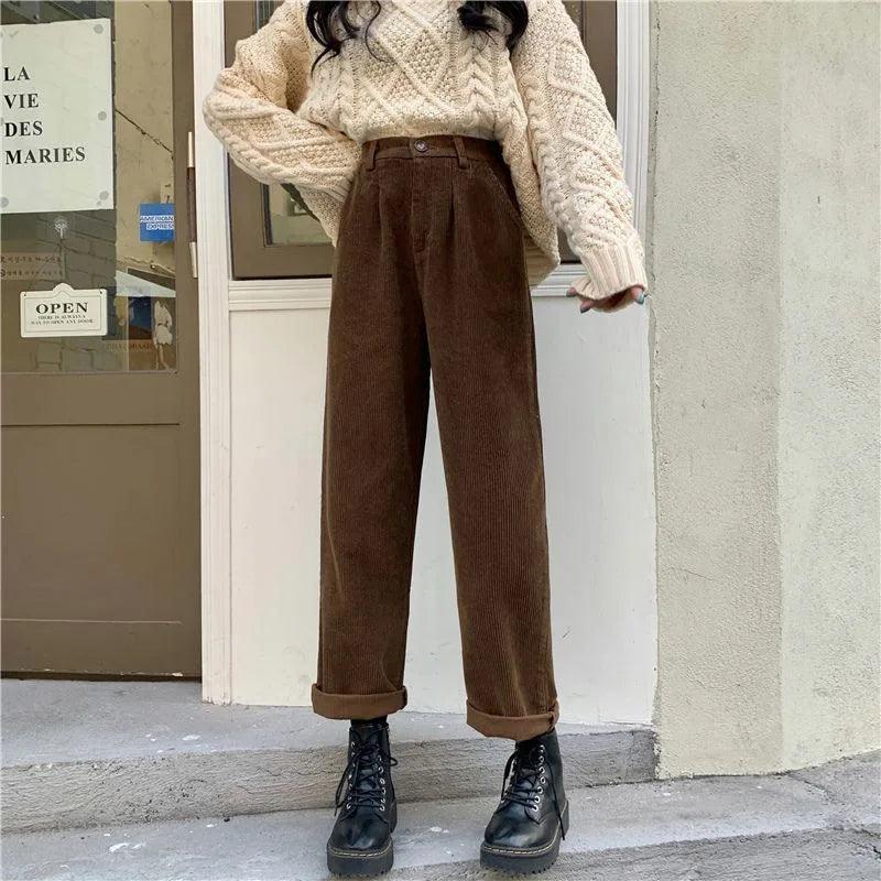 Classic Corduroy Chic Trousers - itsshirty