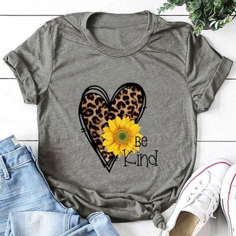 Cute Cartoon Cat T-Shirt for Women