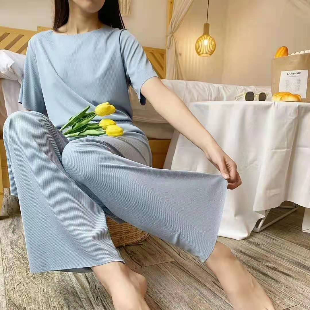 Natural Fabric Two Piece Loungewear For Everyday Chic Summer Days