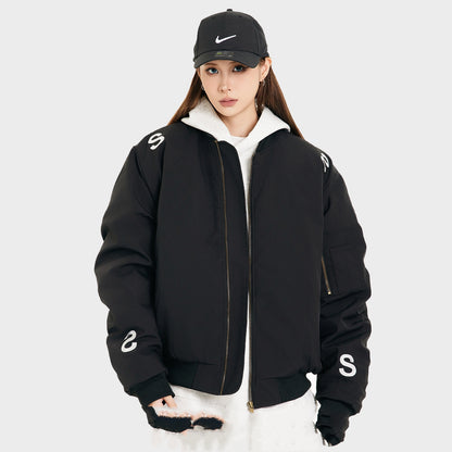 Street Sculpture Embroidered Elegance Jacket