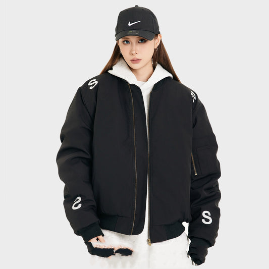 Street Sculpture Embroidered Elegance Jacket