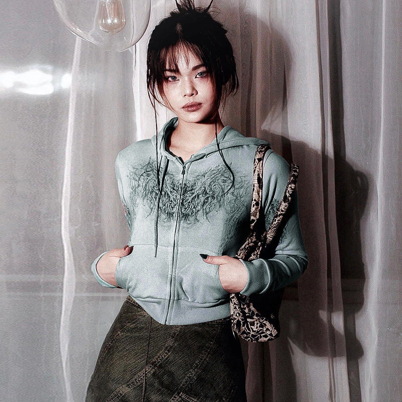 Itsshirty Stylish Printed Hoodie For Women