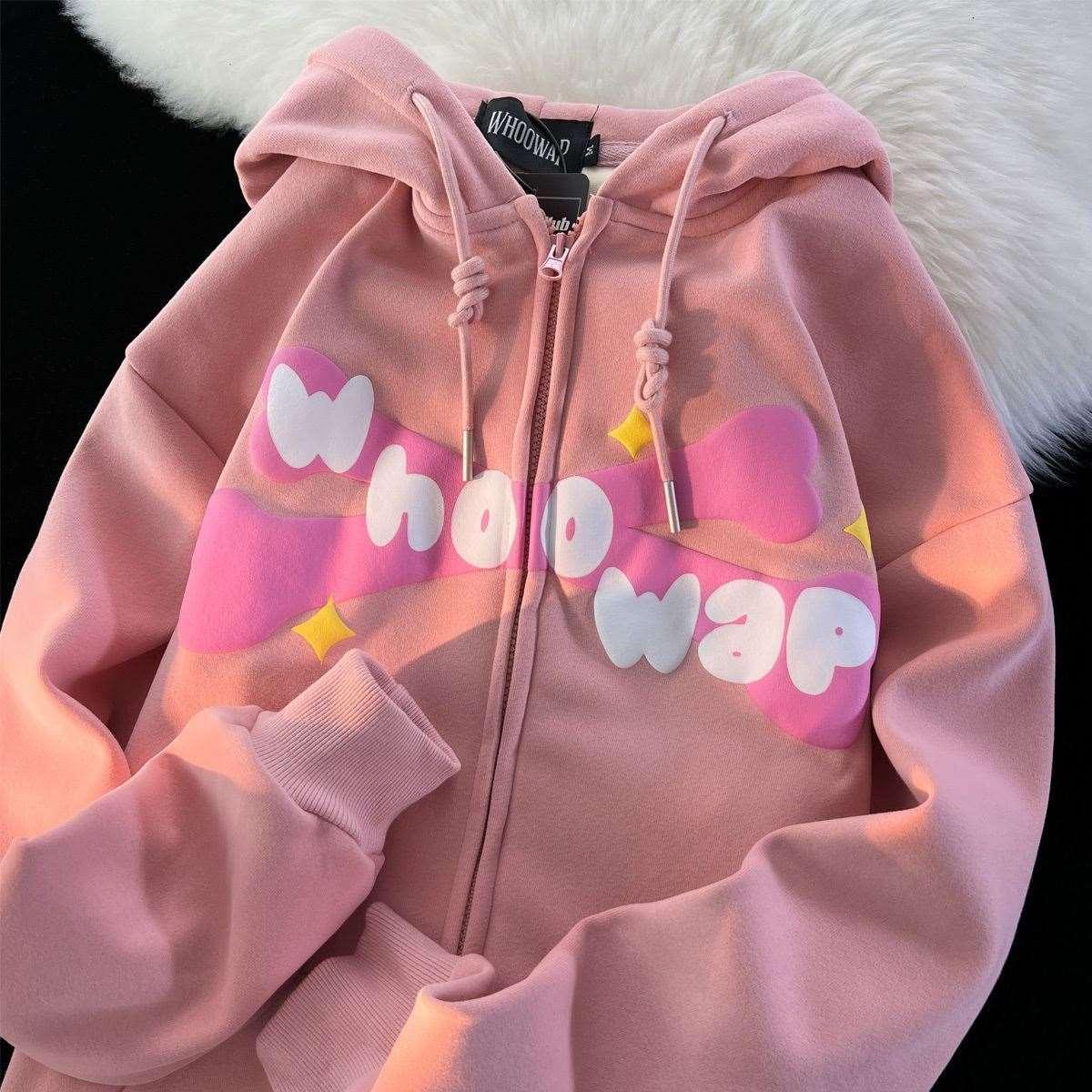 Devil Embroidery Hoodies Women