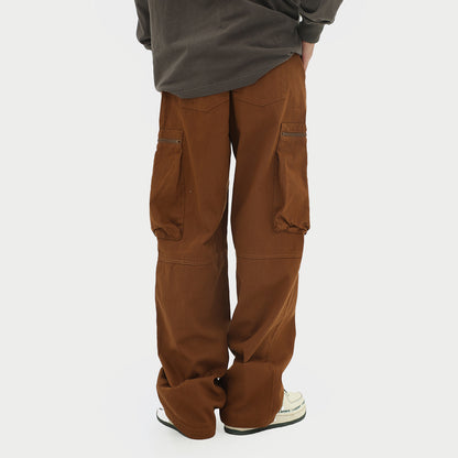 Gothic Streetwear Statement Oversize Low Rise Baggy Trousers