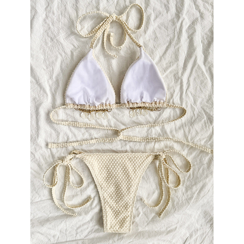 Amalfi Coast Vibe: Sweet Garment Hanging Bikini