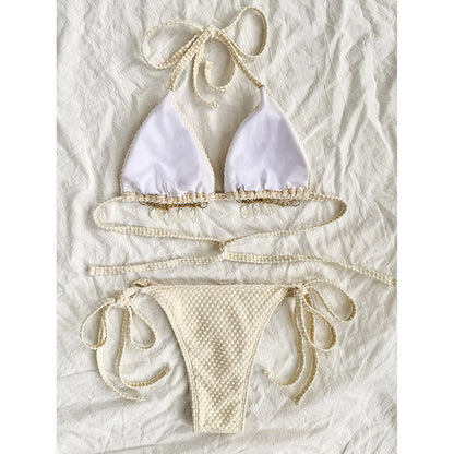 Amalfi Coast Vibe: Sweet Garment Hanging Bikini