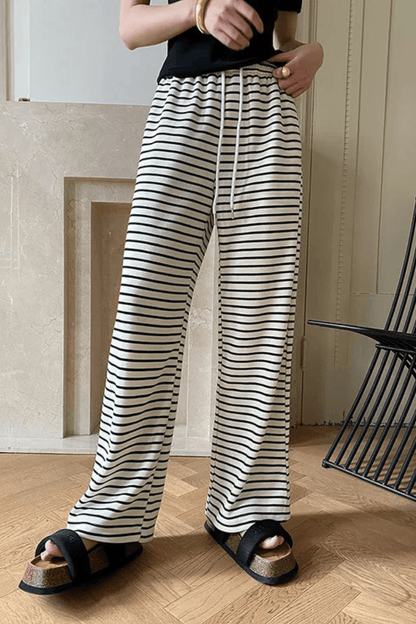 Effortless Elegance Drawstring Soft Trousers for Women - itsshirty