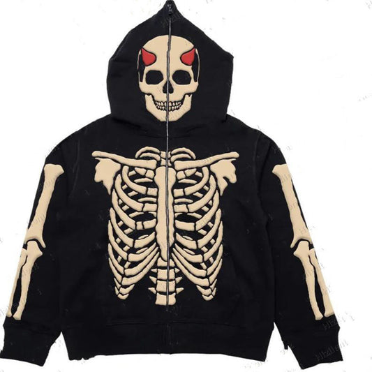 Goth Tailoring: Structural Embroidered Hoodie