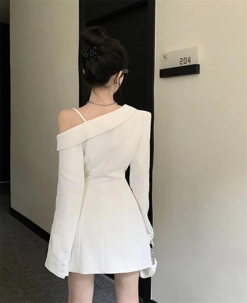Fashionable Blazer Mini Dress - itsshirty